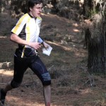 Tim Robertson approaching the finish