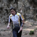 Tim approaching the 8th control