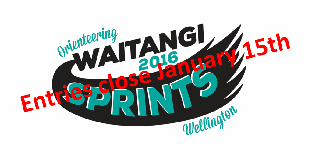 Waitangi Orienteering Sprints – Wellington – Entries Close 15 January