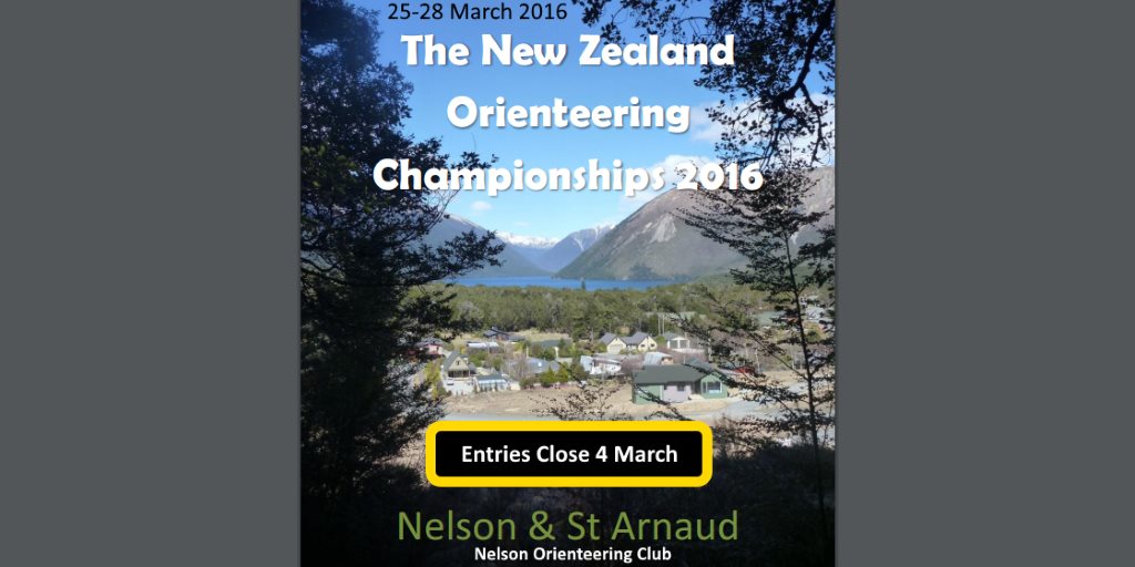 NZ Orienteering Champs 2016 Event Programme Available