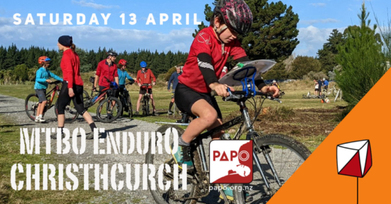 MTBO Enduro Christchurch | Sat 13 April MTBO Enduro Christchurch | Sat 13 April