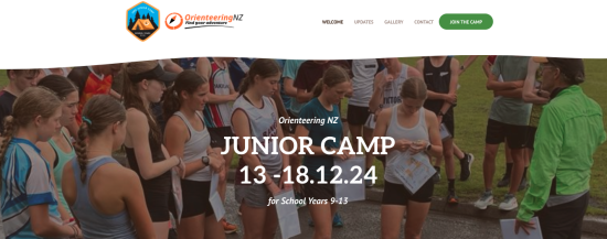 2024 ONZ Junior Camp | Dec 13-18 | Entries close 31 Oct