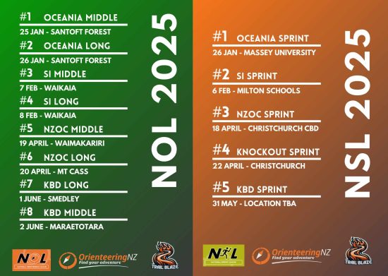 TrailBlaze National Orienteering League | 2025 TrailBlaze National Orienteering League | 2025
