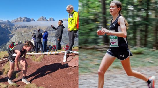 Orienteers in World Mountain Trail Running Champs